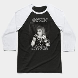 Cyndi Lauper Baseball T-Shirt